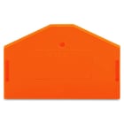 WAGO - Abschluss- und Zwischenplatte, 2,5mm dick, orange