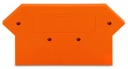 WAGO - Abschluss- und Zwischenplatte, 3mm dick, orange