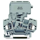 WAGO - 2-Leiter-Sicherungsklemme, schwenkb.Sicherungshalter, G-Sicherungseinsatz 5x20mm