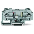 WAGO - Erdleiter-Trennklemme, 24V, 6mm², grau