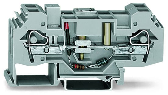 WAGO - Erdleiter-Trennklemme, 230V, 6mm², grau