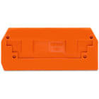 WAGO - Abschluss- und Zwischenplatte, 2,5mm dick, orange