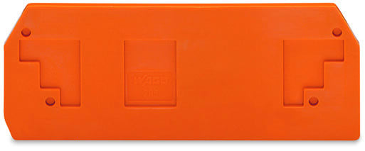 WAGO - Abschluss- und Zwischenplatte, 2,5mm dick, orange