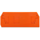 WAGO - Abschluss- und Zwischenplatte, 2,5mm dick, orange