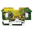 WAGO - 2-Leiter-Schutzleiterklemme, 16mm², für Anwendungen Ex e II geeignet, grün-gelb