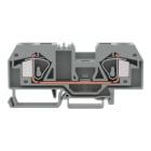 WAGO - 2-Leiter-Durchgangsklemme, 16mm², mittige Beschriftung, grau