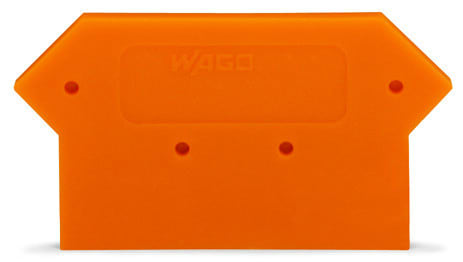 WAGO - Abschluss- und Zwischenplatte, 2,5mm dick, orange