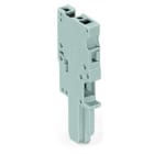 WAGO - 1-Leiter-Federleiste, CAGE CLAMP®, 4mm², grau