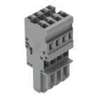 WAGO - 1-Leiter-Federleiste, CAGE CLAMP®, 4mm², grau