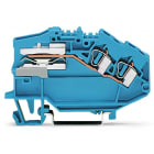 WAGO - 2-Leiter-N-Trennklemme, 4mm², CAGE CLAMP®, blau