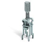 WAGO - Schirmklemmbügel, 11mm breit, kontaktierbarer Schirmdurchmesser, silberfarben
