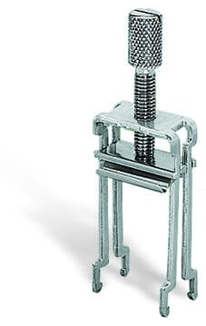 WAGO - Schirmklemmbügel, 19mm breit, kontaktierbarer Schirmdurchmesser, silberfarben