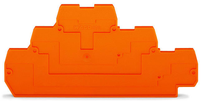 WAGO - Abschluss- und Zwischenplatte, 2mm dick, orange