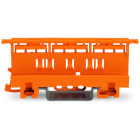 WAGO - Befestigungsadapter, Serie 221 - 4mm², Montage auf TS 35/Schraubmontage, orange