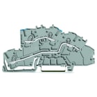 WAGO - Installationsetagenklemme, mit Betätigungsöffnung, 2,5mm², grau