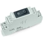 WAGO - Schaltermodul, mit 2 poligem Ausschalter, Schaltspannung AC250V