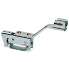WAGO - Sammelschienenhalter, für Sammelschienen Cu 10 mmx3mm, einseitig,  abgewinkelt