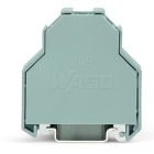 WAGO - Schraubenlose Endklammer, 14mm breit, für Tragschiene 35x15 und 35x7, 5, grau