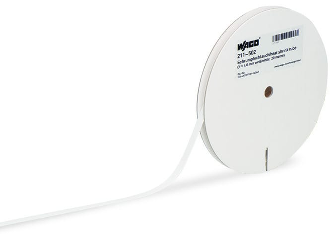 WAGO - Schrumpfschlauch, für Smart Printer, Ungeschrumpfter Durchmesser 9,5mm, weiß
