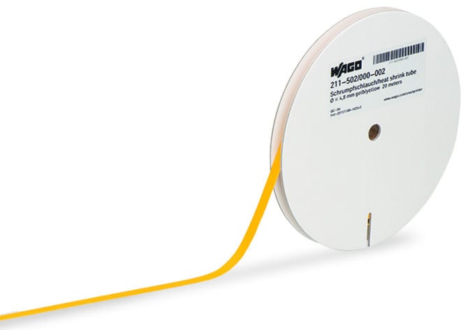 WAGO - Schrumpfschlauch, für Smart Printer, Ungeschrumpfter Durchmesser 9,5mm, gelb