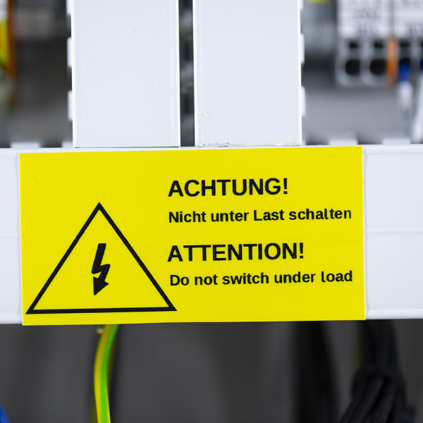 WAGO - Beschriftungsstreifen, für Smart Printer, permanent klebend, gelb