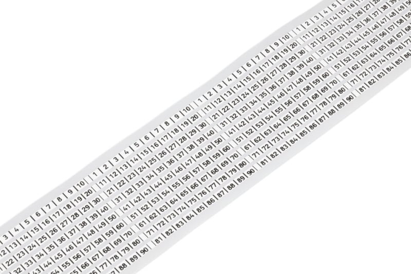 WAGO - Beschriftungsstreifen, auf Rolle, 3mm breit, weiß
