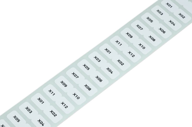 WAGO - Etiketten, für Smart Printer, permanent klebend, weiß