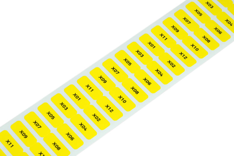WAGO - Etiketten, für Smart Printer, permanent klebend, weiß