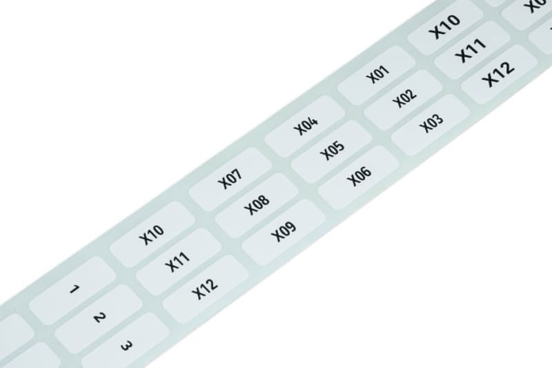 WAGO - Etiketten, für Smart Printer, 9, 5x25mm, weiß