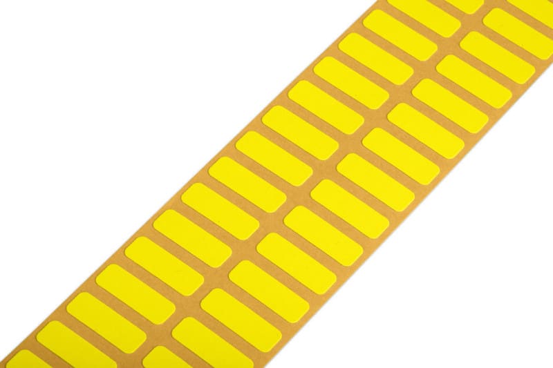 WAGO - Gewebeetiketten, für Smart Printer, permanent klebend, gelb