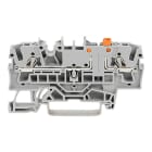 WAGO - 2-Leiter-Trenn- und Messklemme, Prüfmöglichkeit, Trennmesserhalter orange