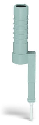 WAGO - Prüfadapter, für Prüfstecker Ø 4mm, zur Prüfung von TOPJOB®S-Reihenklemmen, grau