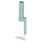 WAGO - Prüfadapter, für Prüfstecker Ø 4mm, zur Prüfung von TOPJOB®S-Reihenklemmen, grau