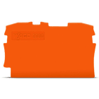 WAGO - Abschluss- und Zwischenplatte, 0,7mm dick, orange