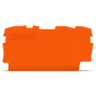 WAGO - Abschluss- und Zwischenplatte, 0,7mm dick, orange