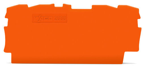 WAGO - Abschluss- und Zwischenplatte, 0,7mm dick, orange
