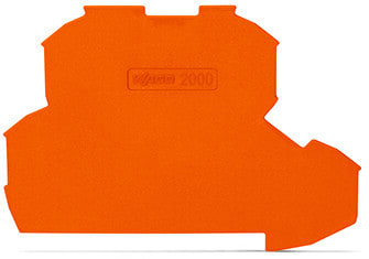 WAGO - Abschlussplatte, 0,7mm dick, orange