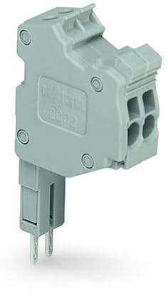 WAGO - Modularer TOPJOB®S-Steckverbinder, anreihbar, für Brückerschlitze, grau