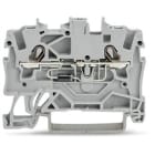 WAGO - Bauelementklemme, 2 Leiter, mit Diode 1N4007, grau
