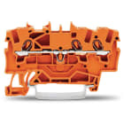 WAGO - 3-Leiter-Durchgangsklemme, 1,5mm², für Anwendungen Ex e II geeignet, orange