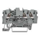 WAGO - Bauelementklemme, 3 Leiter, mit Diode 1N4007, grau