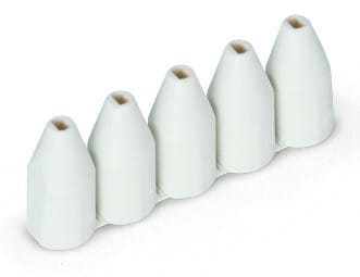 WAGO - Isolierungsstopp, 0,25 - 0,5mm², 5 Stück / Strang, lichtgrau