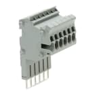 WAGO - Modularer TOPJOB®S-Steckverbinder, anreihbar, für Brückerschlitze, grau