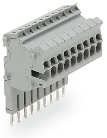WAGO - Modularer TOPJOB®S-Steckverbinder, anreihbar, für Brückerschlitze, grau