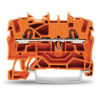 WAGO - 2-Leiter-Durchgangsklemme, 2,5mm², für Anwendungen Ex e II geeignet, orange