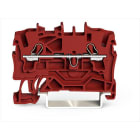 WAGO - 2-Leiter-Durchgangsklemme, 2,5mm², für Anwendungen Ex e II geeignet, rot