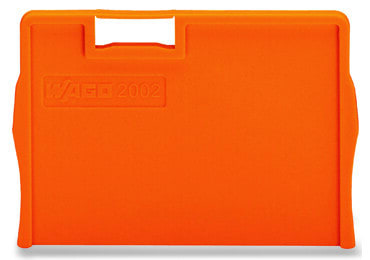 WAGO - Trennplatte, 2mm dick, überstehend, orange