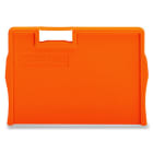 WAGO - Trennplatte, 2mm dick, überstehend, orange