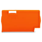 WAGO - Trennplatte, 2mm dick, überstehend, orange
