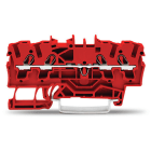 WAGO - 4-Leiter-Durchgangsklemme, 2,5mm², für Anwendungen Ex e II geeignet, rot